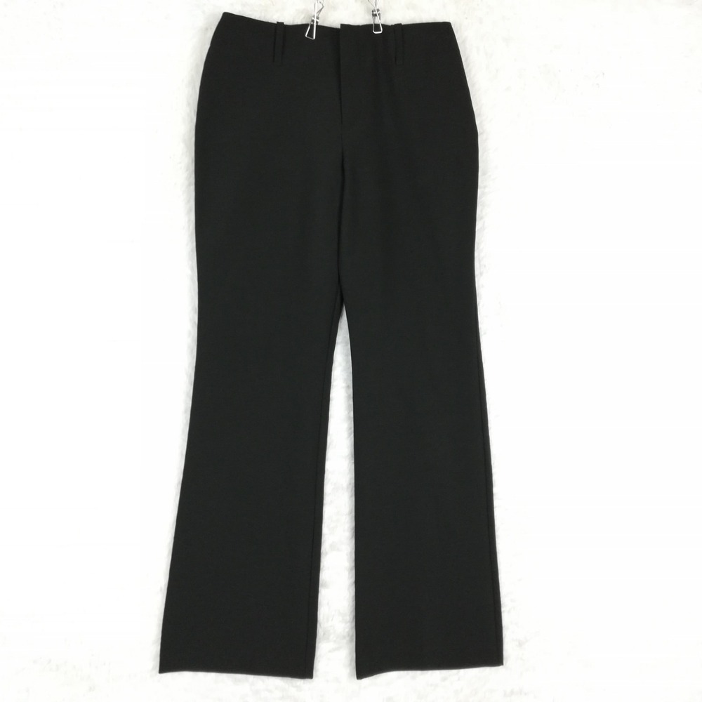 Byerwear Womens Pants‎ Trouser Flare Boot Cut Black Mid Rise Dress 9